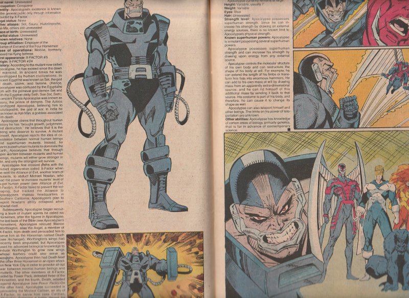 Official Hand book to The Marvel Universe Update ’89 # 1
