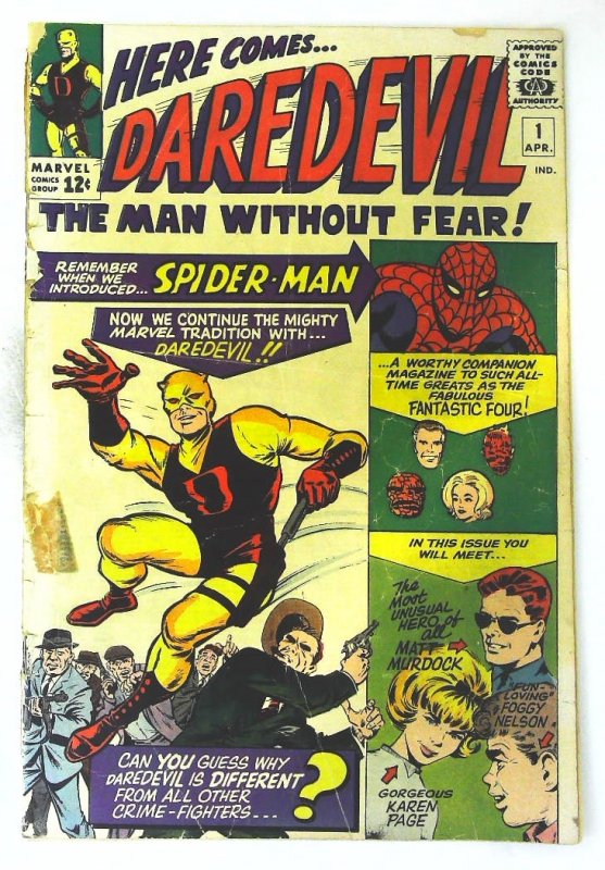 Daredevil (1964 series)  #1, Good+ (Actual scan)