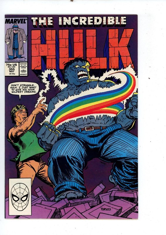 The Incredible Hulk #355 (1989) Hulk Marvel Comics