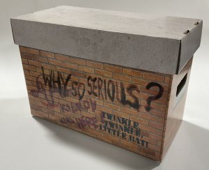 Brick Comic Style Joker Why So Serious? Comic Book Short Box Storage New BCW 