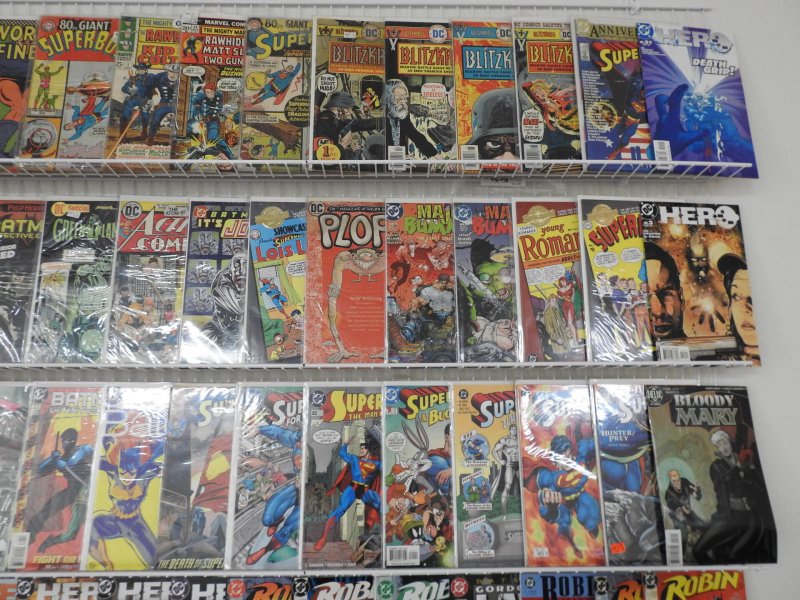 Huge Lot 120+ Comics W/ Superman, Robin, Tarzan+ Avg Fine- Condition!!