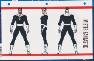 Official Handbook of the Marvel Universe Sheet- Mister Fantastic