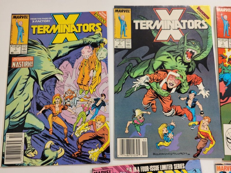 5 Marvel Comics 3 X Terminators 2 X-Men Miconauts 1 X-Men Alpha Flight 36 TJ1