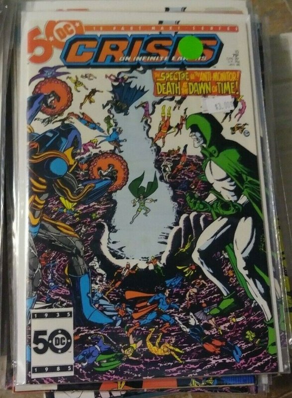 CRISIS ON INFINITE EARTHS # 10 DC COMICS 1985  ANTI MONITOR SPECTRE DEATH