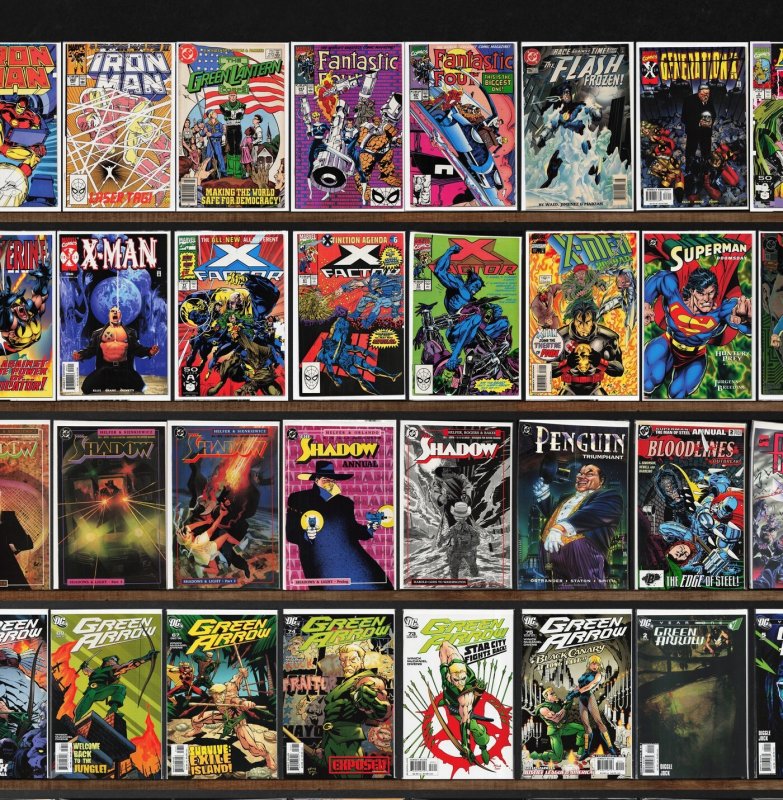 Huge Lot 150+ Comics with Green Arrow, Iron Man & More!
