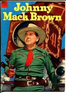 Johnny Mack Brown-Four Color Comics #618 1955-Dell-photo cover-B-Western-VF