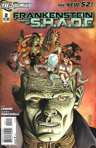 Frankenstein, Agent of S.H.A.D.E. #2 VF/NM ; DC | New 52 Jeff Lemire
