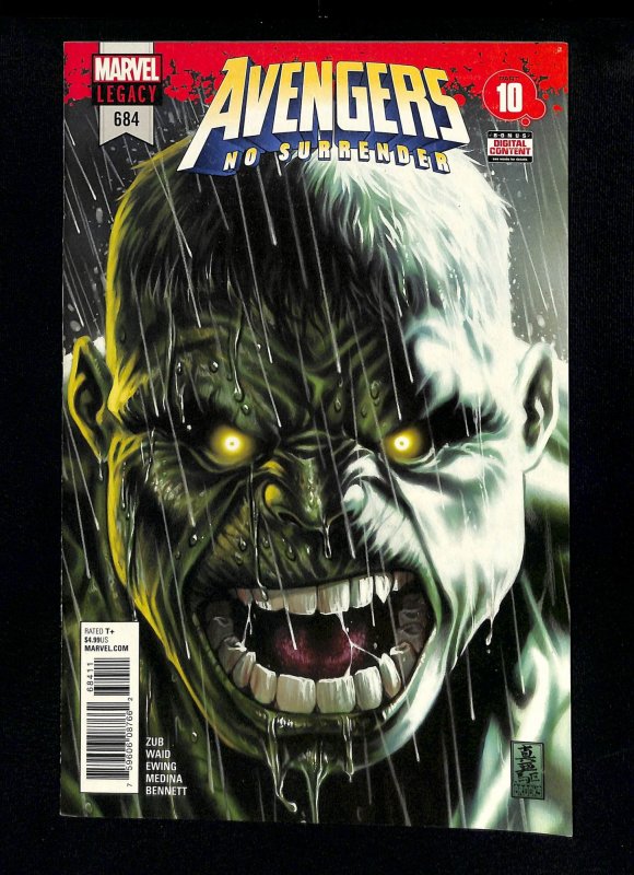 Avengers #684 1st Immortal Hulk!