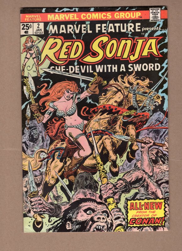 Marvel Feature Red Sonja #2 FN