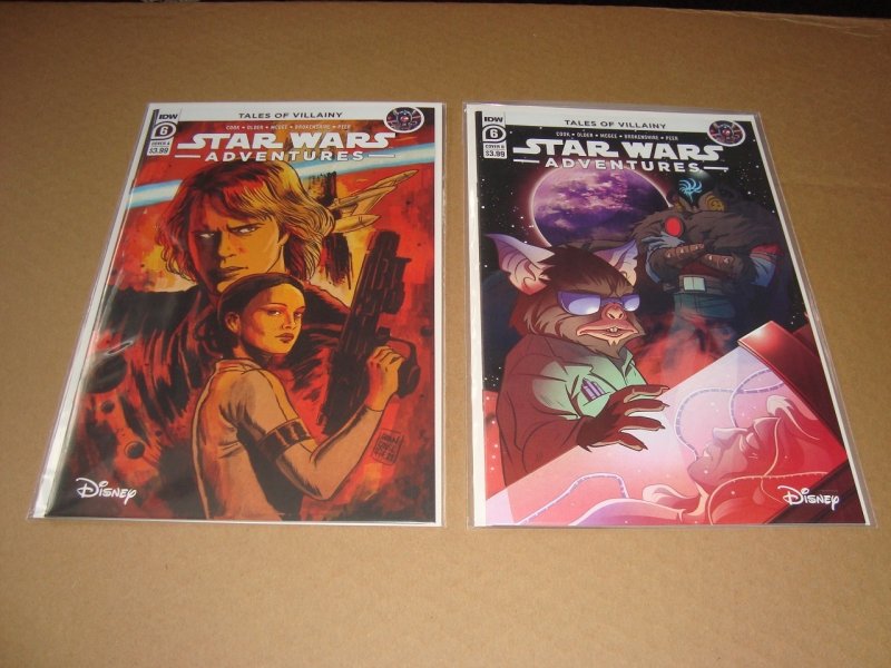 STAR WARS  HIGH REPUBLIC ADVENTURES 1-5 + SW ADVENTURES 6A,6B, 7A,7B (IDW)DISNEY