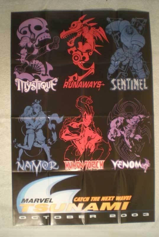 TSUNAMI Promo Poster, 24x36, 2003, Venom, Unused, more Promos in store