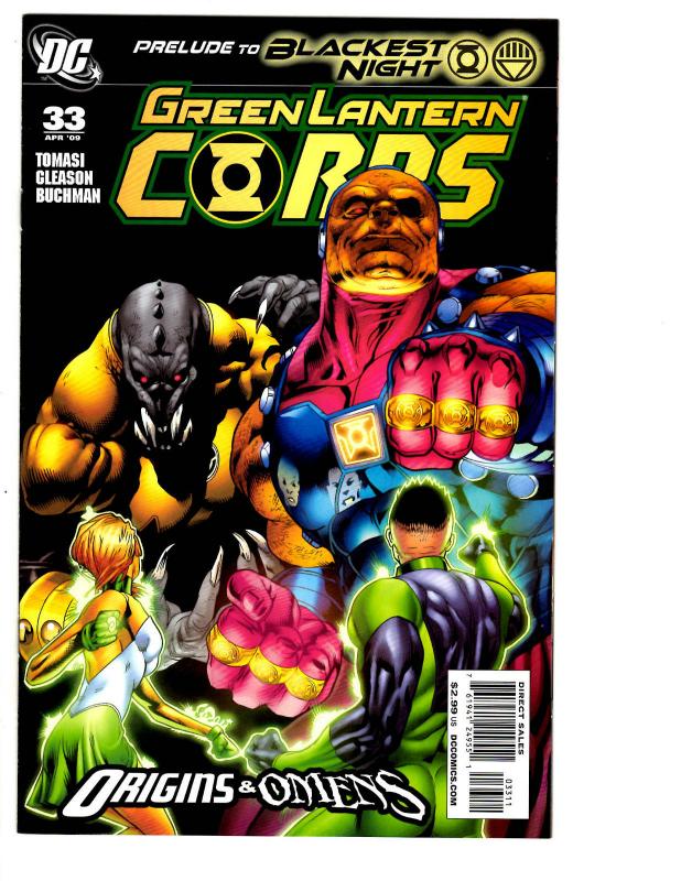 7 Green Lantern Corps DC Comic Books # 21 30 31 32 33 35 43 Sinestro Mongul BH11