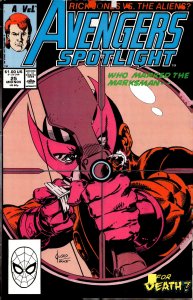 Avengers Spotlight #25 (1989) Hawkeye