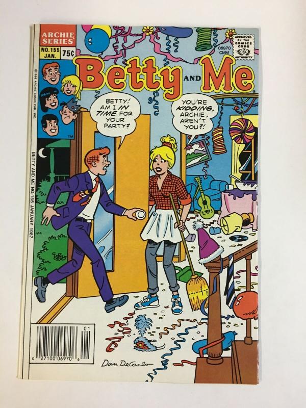 BETTY & ME (1965-    )155 VF-NM Jan 1987 COMICS BOOK 