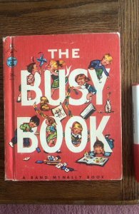 The busy book Randy McNally, 1952, very clean unmarked