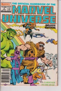 Marvel Comics! The Official Handbook of the Marvel Universe! Volume 2 Issue #5!