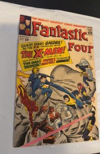 Fantastic Four #28 (1964)X-men, puppet master, mad thinker -foxxing/staining