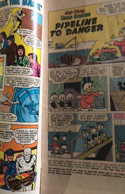 Uncle Scrooge #146 (1977)print error