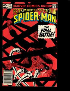 Lot of 7 Spider-Man Marvel Comics # 78 79 81 82 83 84 85 EK4