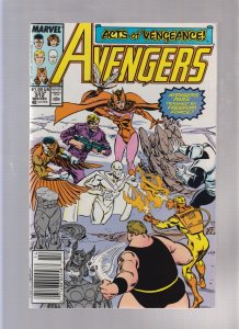 Avengers #312 - Tom Palmer Cover Art! (9.0) 1989