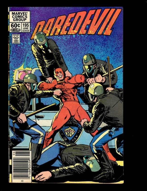 12 Daredevil Marvel Comics #193 194 195 196 198 199 212 237 252 260 262 263 EK14