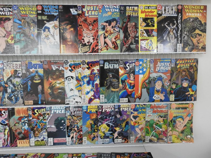 Huge Lot 170+ comics w/ Wonder Woman, Batman, Superman & more!