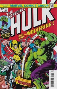 Incredible Hulk, The #181E VF/NM ; Marvel | Facsimile Edition Wolverine