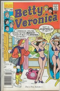 Betty and Veronica #17 ORIGINAL Vintage 1988 Archie Comics GGA Bikini