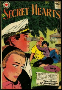 Secret Love Corazones #63 1960-DC Romance-Triángulo Cubierta! FR/G 