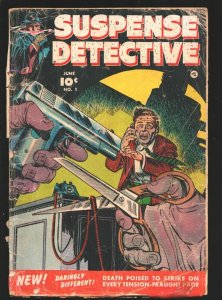 Suspense Detective #1 1952-Fawcett-First issue.-Violent pre-code crime-George...