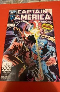 Captain America Annual #8 Direct Edition (1986)vs wolverine