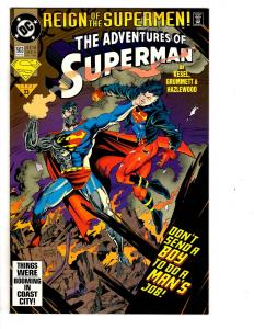 9 The Adventures of Superman DC Comics # 499 500 501 502 503 504 505 506 507 CB6