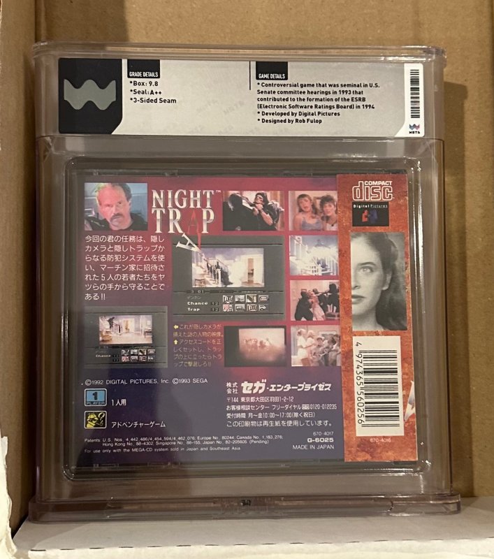 Extra RARE SEALED JAPANESE NIGHT TRAP WATA Graded 9.8 A++