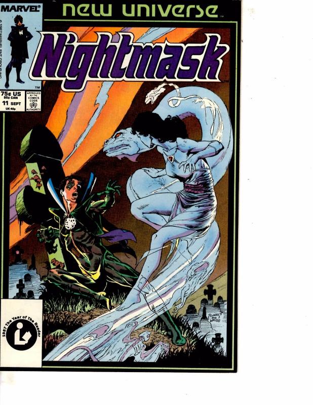 Lot Of 5 Nightmask Marvel Comic Books #4 5 7 8 11 Thor  ON11