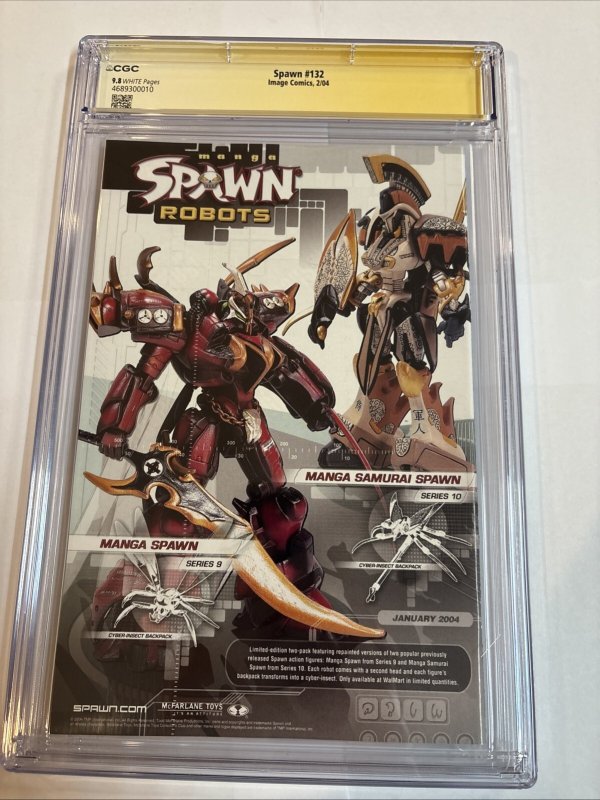 Spawn (2004) # 132 (CGC 9.8 SS) Signed Greg Capullo • Image Comics • Census=1