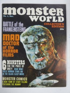 MONSTER WORLD#1(1964) VG Wally Wood!MUMMY!Chris Lee!