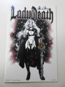 Lady Death: Echoes #1 Queen Edition NM Condition! Signed W/ COA!