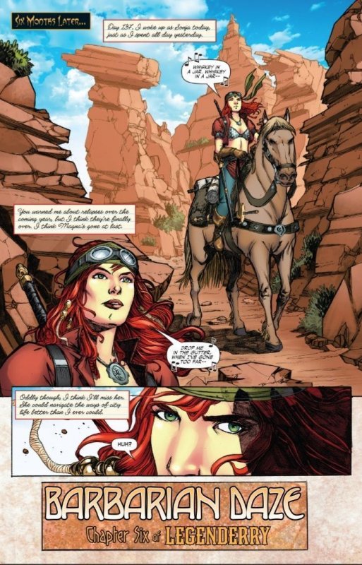 LEGENDERRY: A STEAMPUNK ADVENTURE #06 (2014) JOE BENITEZ | TRADE DRESS