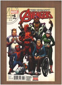 Uncanny Avengers #6 Marvel Comics 2016 DEADPOOL CAPTAIN AMERICA CABLE NM 9.4
