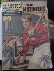 CLASSICS ILLUSTRATED  # 122   1954 THE MUTINEERS BY CHARLES BOARDMAN HAWES