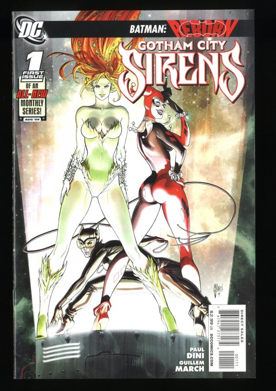 Gotham City Sirens #1 NM+ 9.6 Harley Quinn!