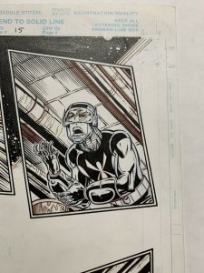 Slingers 8 Page 15 Original Art Greg Luzinak Bob Almond Spider-man 