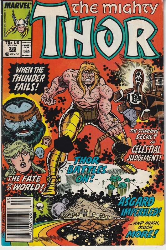 Thor(vol. 1)# 388  Alone Against The Celestials !