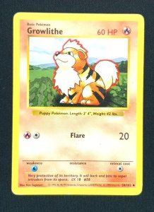 Growlithe - Base Set - 28/102 - Common