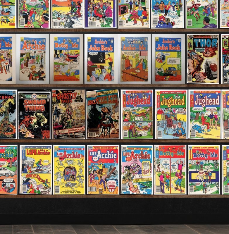 Huge Lot 150+ Comics with Superman, Jughead, Archie, Action Comics & More!