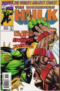 The Incredible Hulk #457 (1997)  NM+ 9.6 to NM/M 9.8  original owner