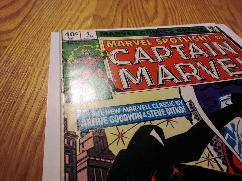 Marvel Spotlight #4 (1980) Captain Marvel Ditko