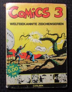 1973 COMICS 3 Carlsen German G/VG 3.0 Steve Canyon Flash Gordon 128pgs