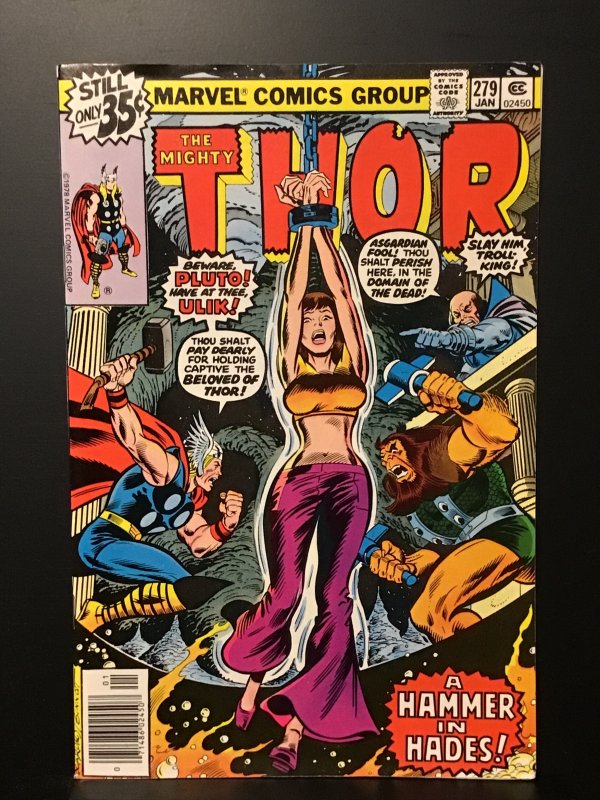 Thor #279 (1979) Vf 8.0 Bondage cover