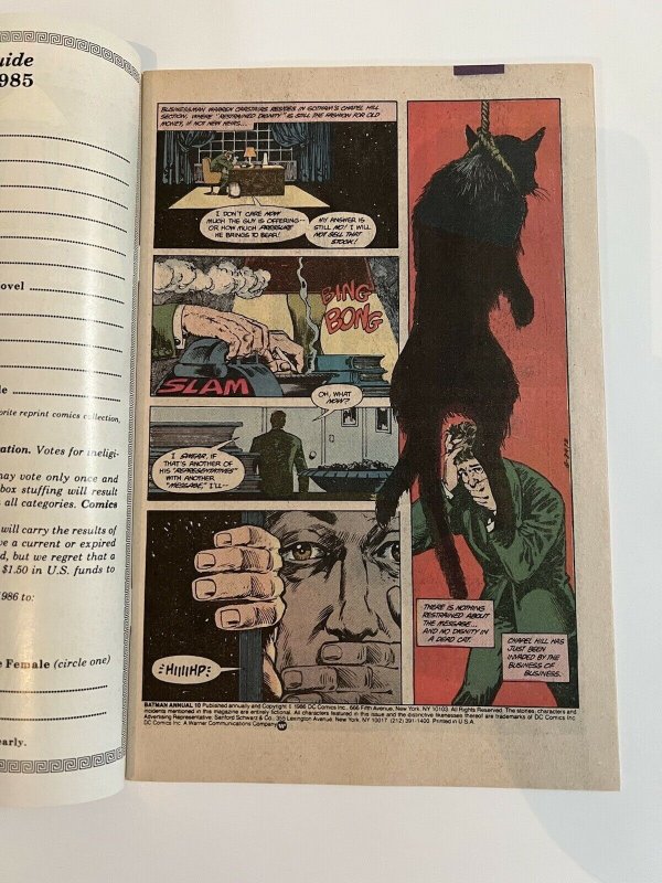 Batman - Annual#10 - The Triumph of Hugo Strange - 1986